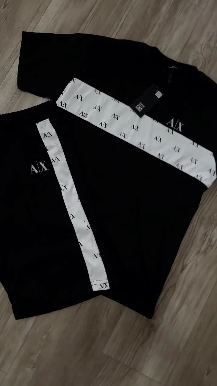 Conjunto Armani Exchange preto
