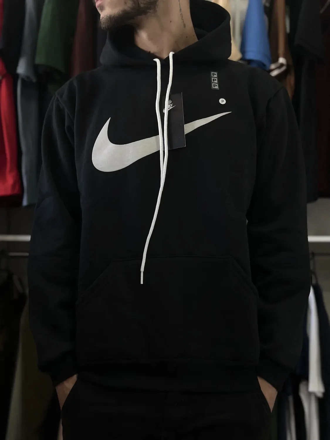 Moletom 3 cabos Nike preto