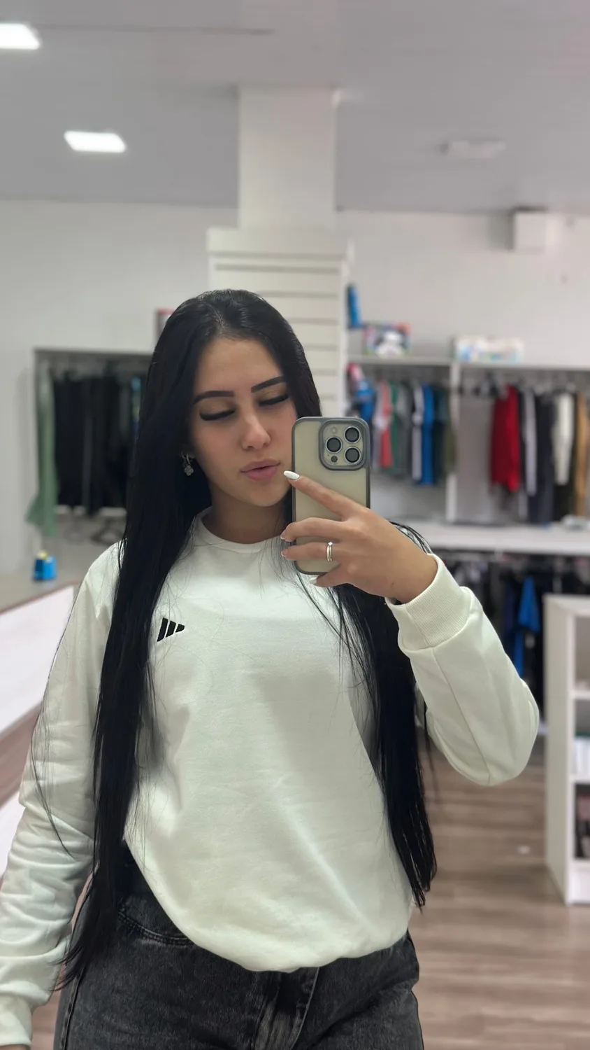 Moletom careca branco